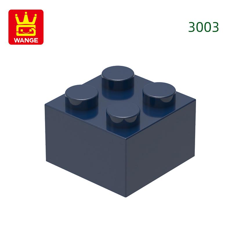 Non-Toxic 77Pcs/Lot 3003 2X2 High 4-Hole Building Blocks Moc Color Parts Compatible With Bricks Diy Children Toy Assembly Gift Box