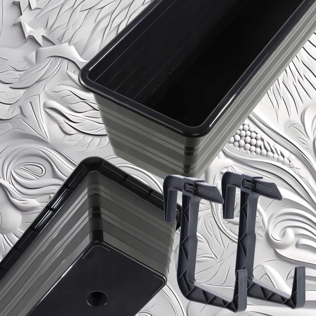 KADAX Skrzynka Balkonowa Doniczka Z Uchwytami  