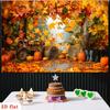 [Display a banner] 2D flat banner 1 piece of rural autumn harvest hay bag pumpkin maple leafzyc