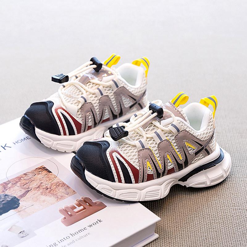 Girls Lightweight Running Shoes Spring Autumn Kids Soft‑Sole Sneakers Fashion Dad Shoes for Big Girls