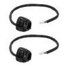 2pcs 1in Motorcycle Handlebar   Headlamp Turn Signal Horn Gear Control Button  