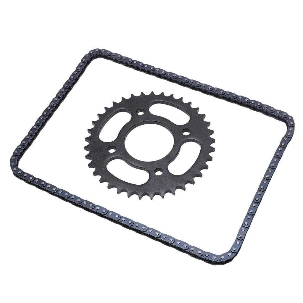 136 Links Chain 428 37T Motorcycle Drive Chain with Sprocket for 43cc 49cc Minimoto Moped Scooters 2 Stroke Pocket Bike