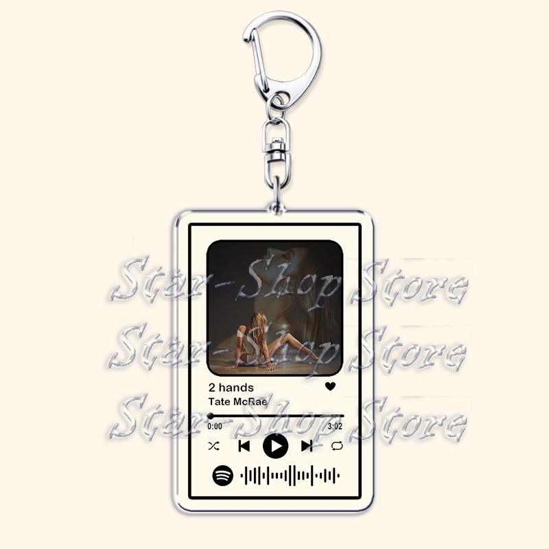 

Popular Female Singer Keychains for Women Accessories Bag So Close To What Album Songs Playlist Code Keying Jewelry Fans Gifts