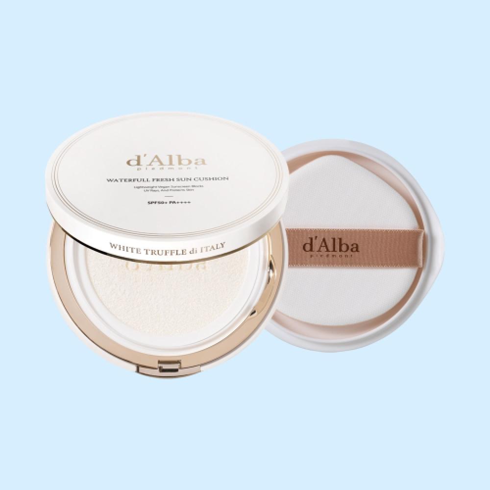 D Alba D Alba Waterful Fresh Sun Cushion 25g Set Original+refill