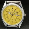 AUTOMATIC VINTAGE REFURBISHED SEIKO 5 6309A JAPAN MENS YELLOW WATCH a442276-1