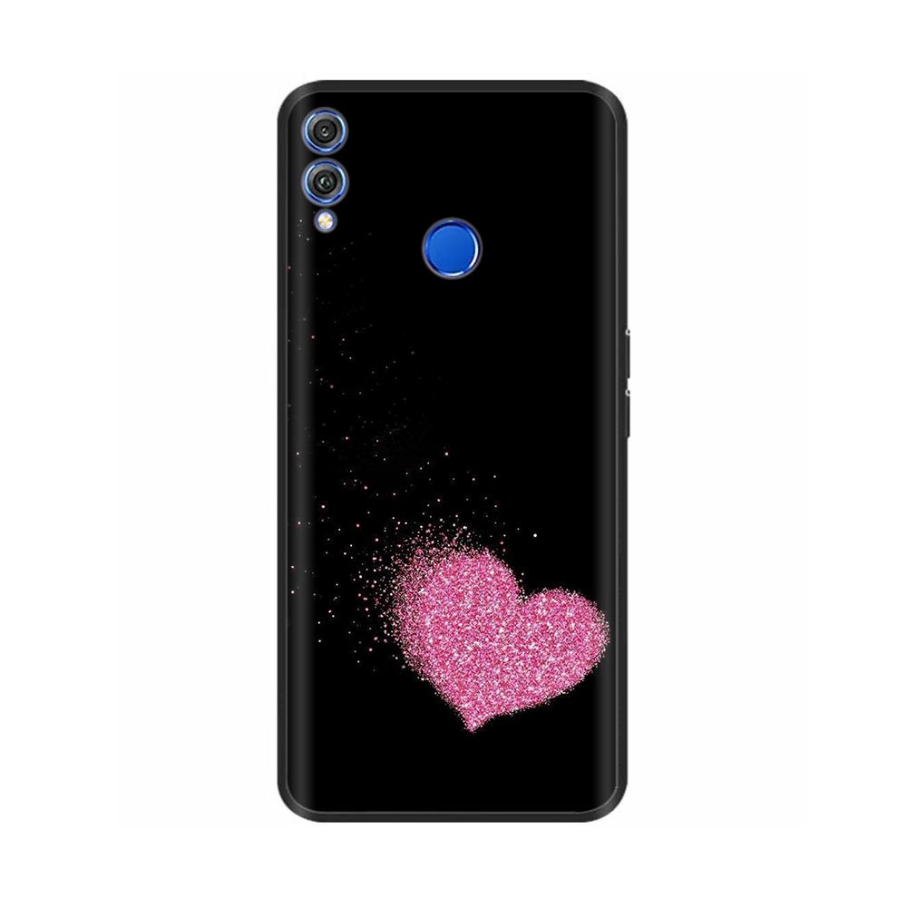 Shockproof Cover For Honor 8X Case Soft TPU Silicone Back Cover For Huawei Honor 8X Cases Honor8X Animals Painted Cover Fundas