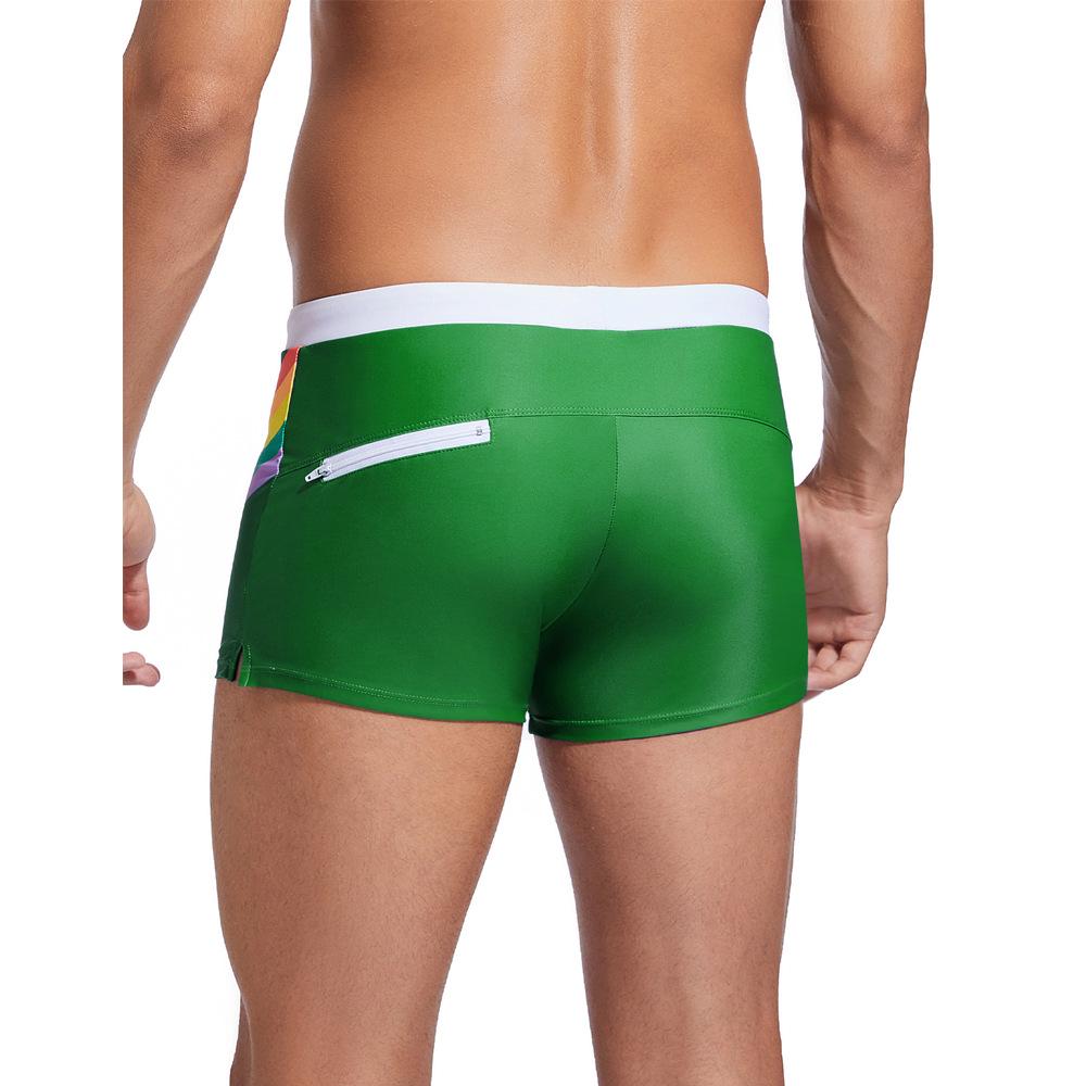 Pánské sportovní šortky s gradientní barvou proti odhalení se stahovací šňůrkou – Kolekce 2024