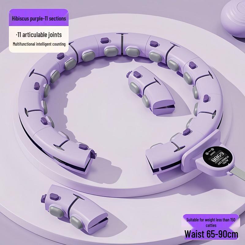 Inteligentne liczenie Hula Hoop: Damski Cichy, Odpinany, Nieopadający Design do Redukcji Tkanki Tłuszczowej na Brzuchu