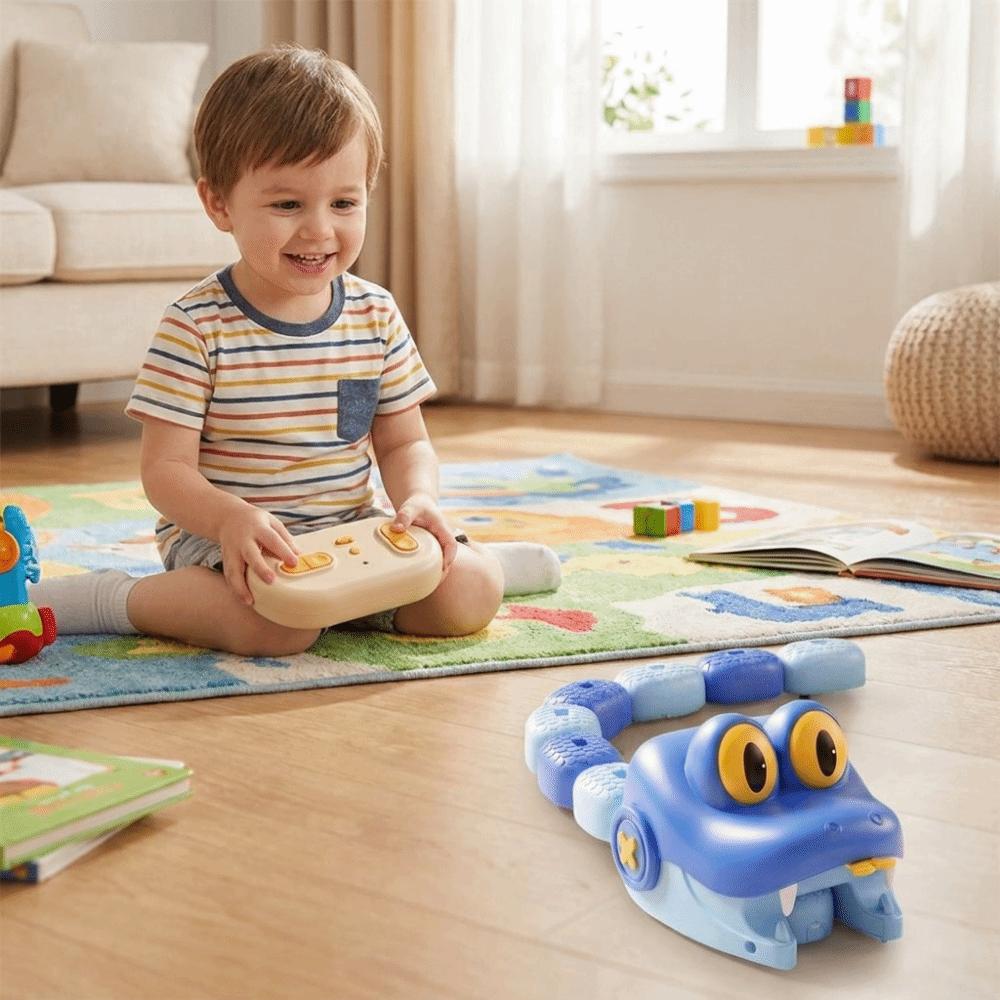Magnetic Remote Control Car Rechargeable Magnetic RC Car Gluttonous Snake Car Toy Battle Car Toy