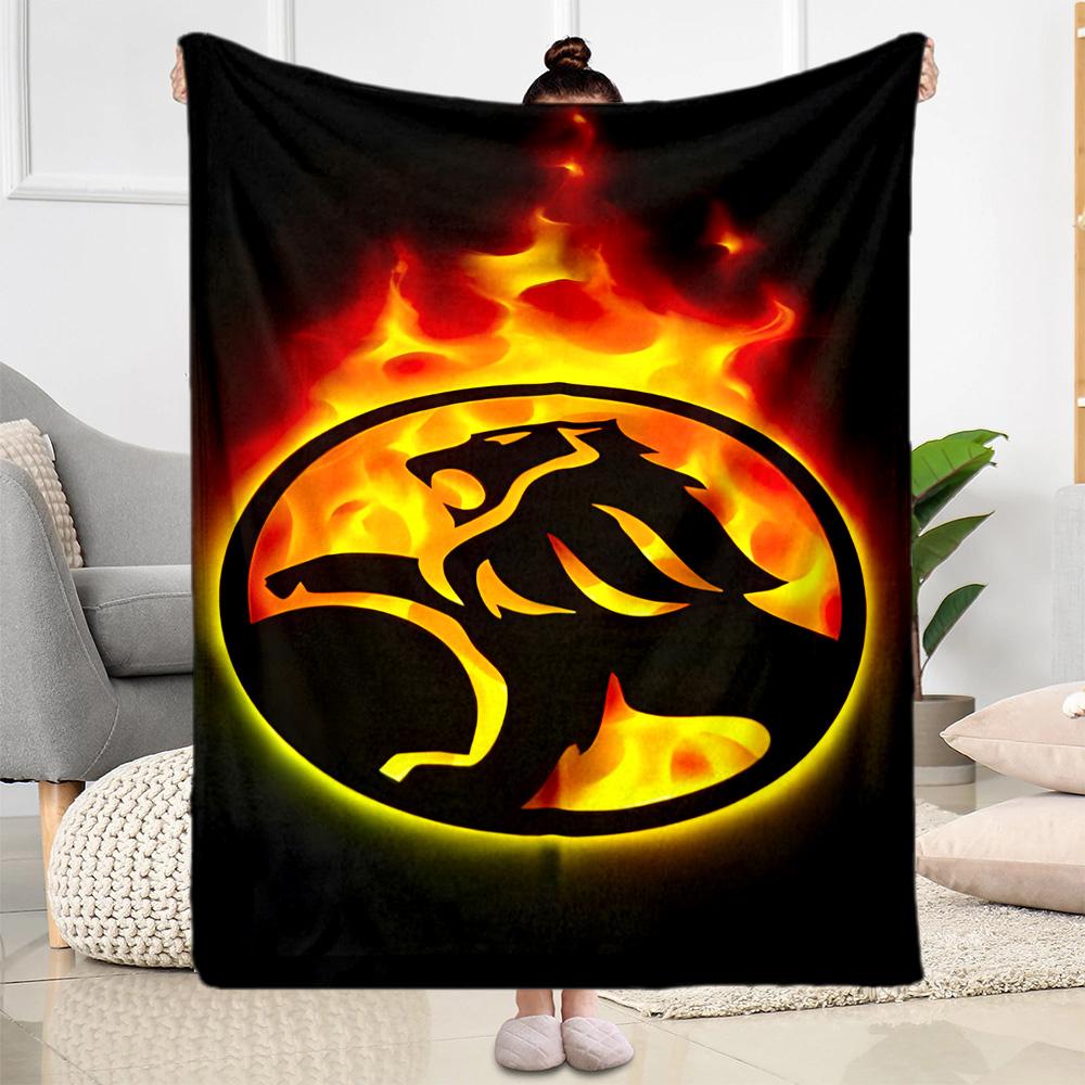 Electric Energy Holden Logo Flannel Blanket-Soft and Suitable for Sofas,Beds,Offices,Travel,All Seasons,Great Gift for Holidays and Birthdays.