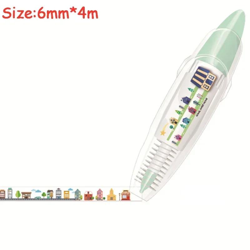 Kawaii Correction Belt Kawaii Accessories Girls Hand Account Decorative Stickers Marker Pen School Stationery Office Supplies