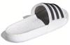 Adilette Boost Adidas Slides 'White Black Stripes' FY8155