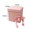 Empty Flower Gift Box Chocolate Sweet Container Elegant Floral Packaging Fillable for