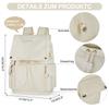 Versatile Lightweight Women's Backpack Stylish Simple School Bag for College Students Laptop Backpack