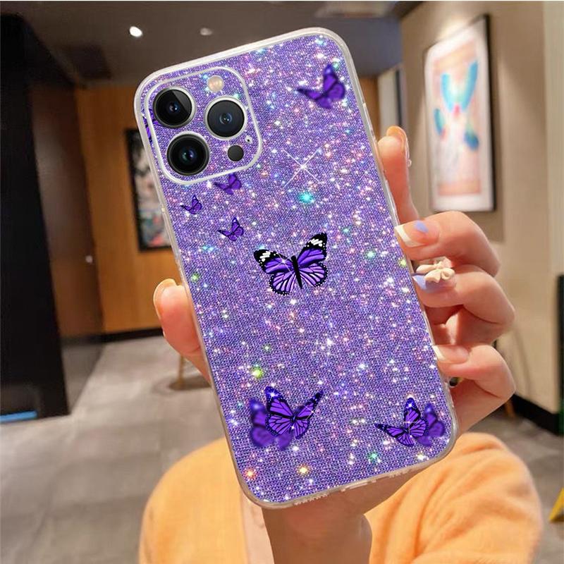 Purple Aesthetic Iphone 12 Pro Case Kjøp Phone Case For Iphone 14 - Main Image