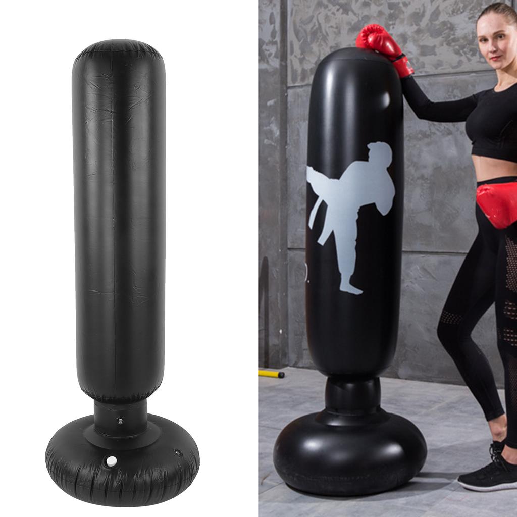 1.6m Adult Inflatable Boxing Bag Thickening Vertical Boxing Fight Column Children
