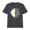 Womens Christian Bible Verse Proverbs 31 28 White Daisy Flower T Shirt Black vintage Washed Versatile Soft