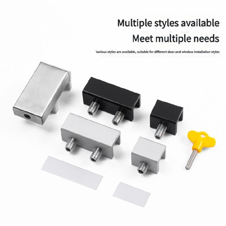 Window Security Lock Safety Sliding Window Stopper Aluminum Alloys Window Restrictor Lock Limiter Easy to Install