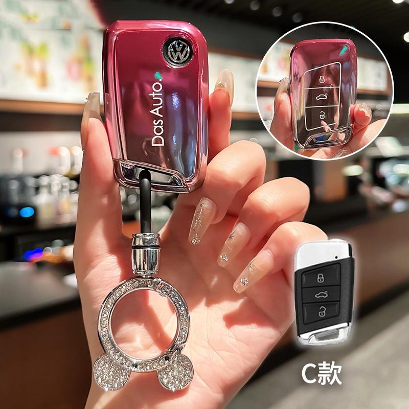 3 Buttons Car Key Case Full Cover For VW Volkswagen Polo Tiguan Passat B5 B7 Golf 4 5 MK6 Jetta Lavida Polo MK4 Bora Bora Touran zh0