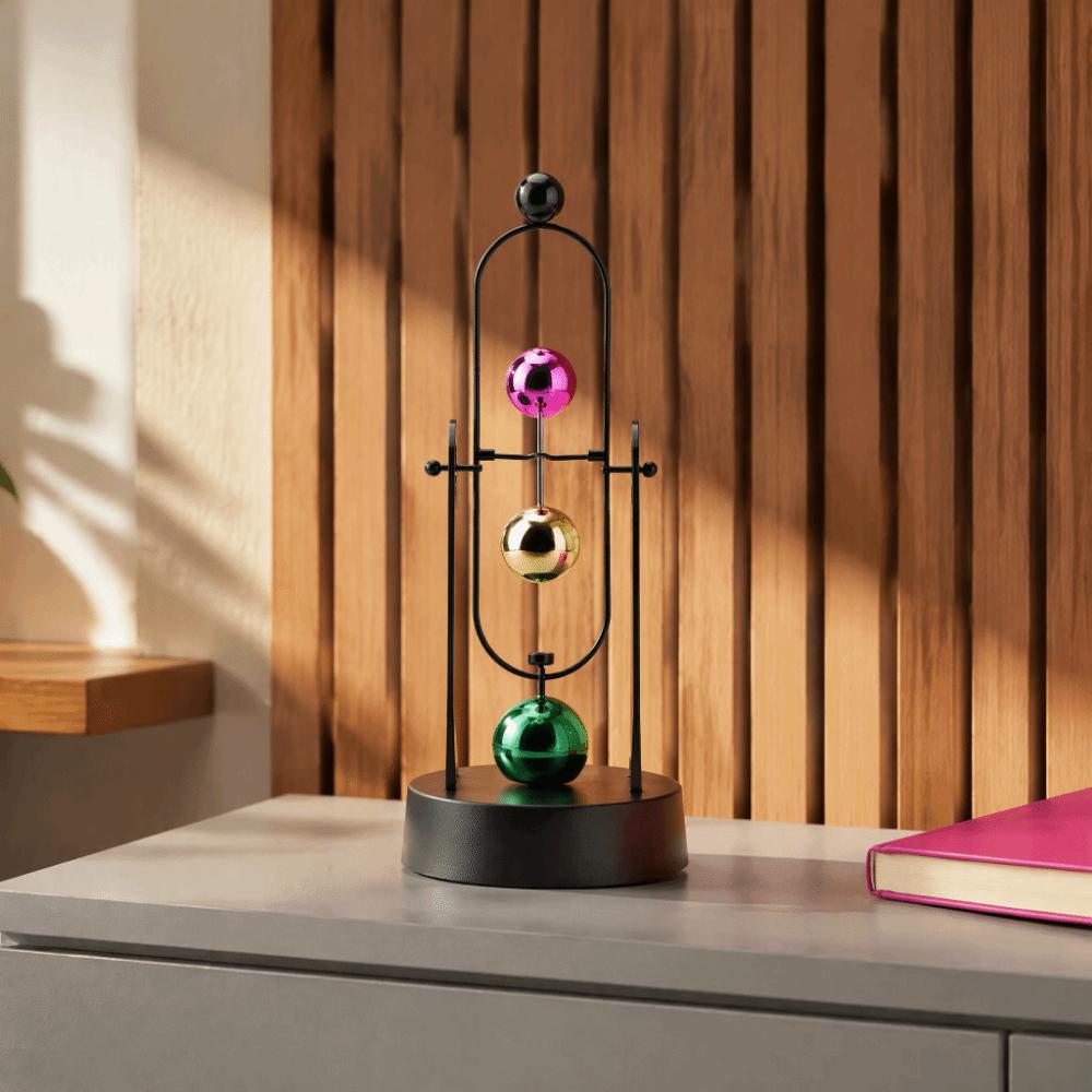 Automatic Swinging Perpetual Motion Desk Toy Motion Swinging Art Craft  Office Art