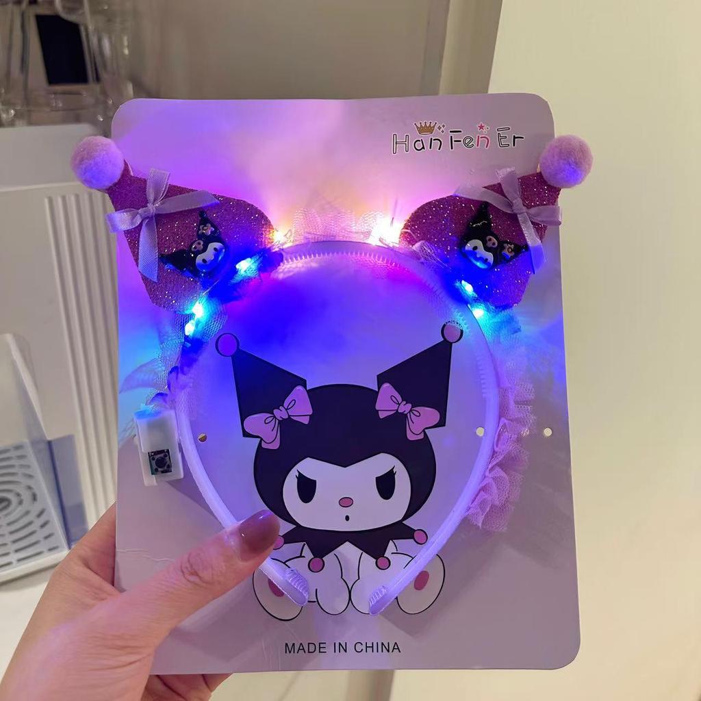 Luminous Feather Rabbit Ears Headband - Graduation Gift