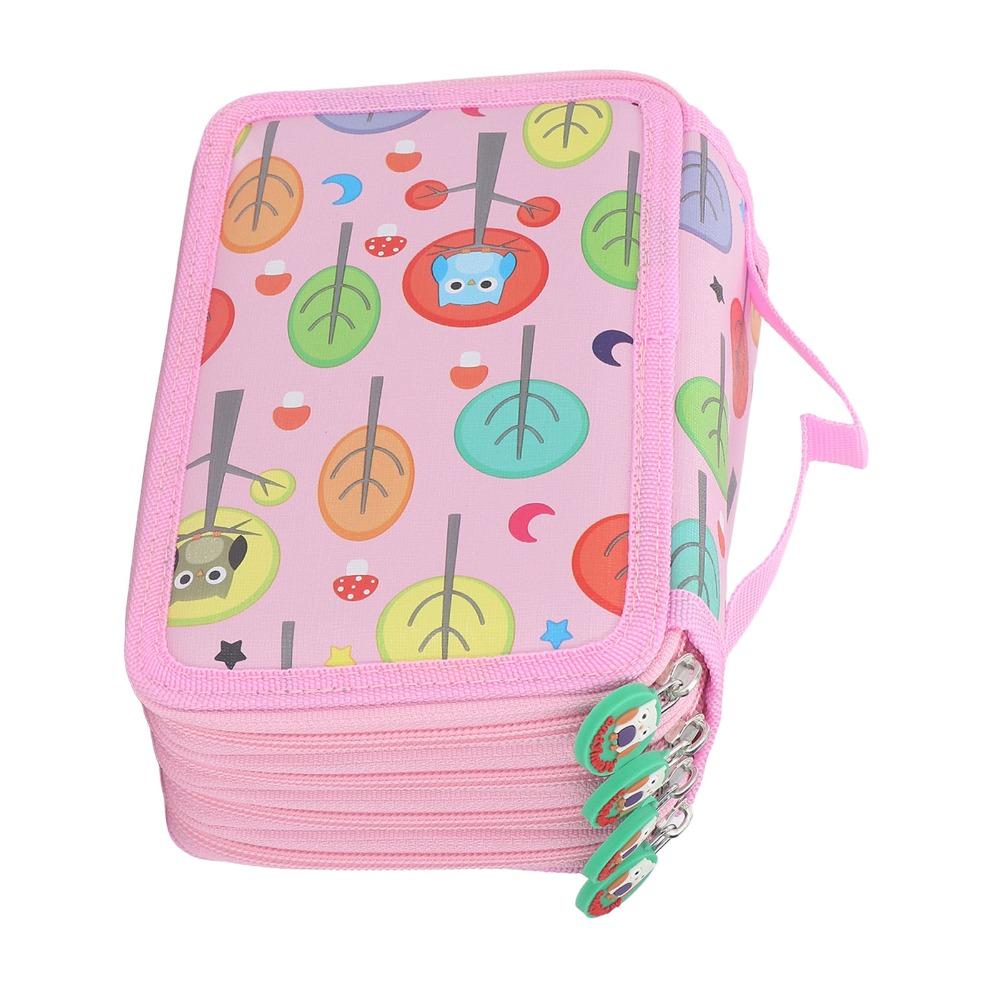 Foldable Colored Pencil Case 4 Layers Colored Pencil Bag Pencil Holder Art Beginner