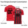 Short Sleeve Sports T Shirt for Men Lightweight Breathable Crew Neck Athletic Top with Geometric Print for Training Running Gym Workouts