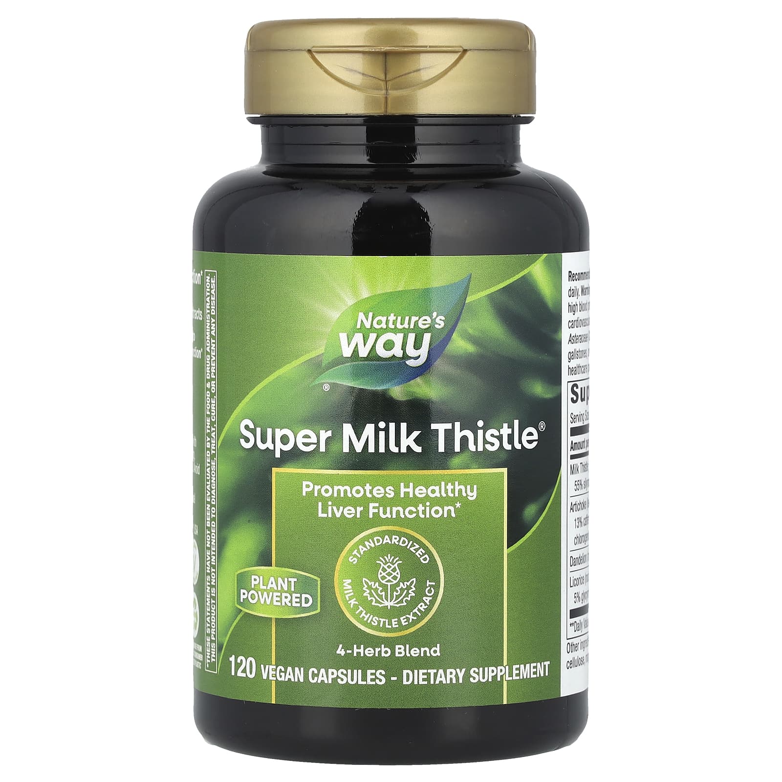 

Nature S Way, Super Milk Thistle®, 120 Veggie Caps