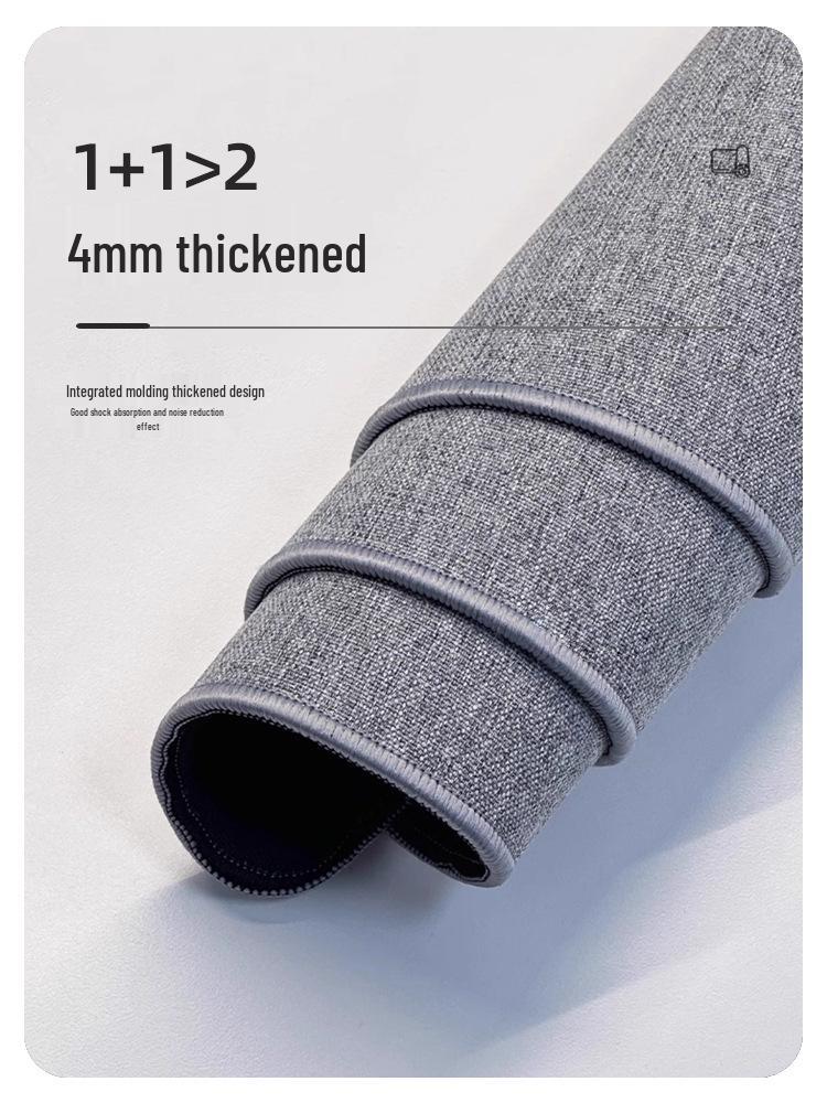 Extra Large Cotton Linen Mouse Pad & Desktop Mat