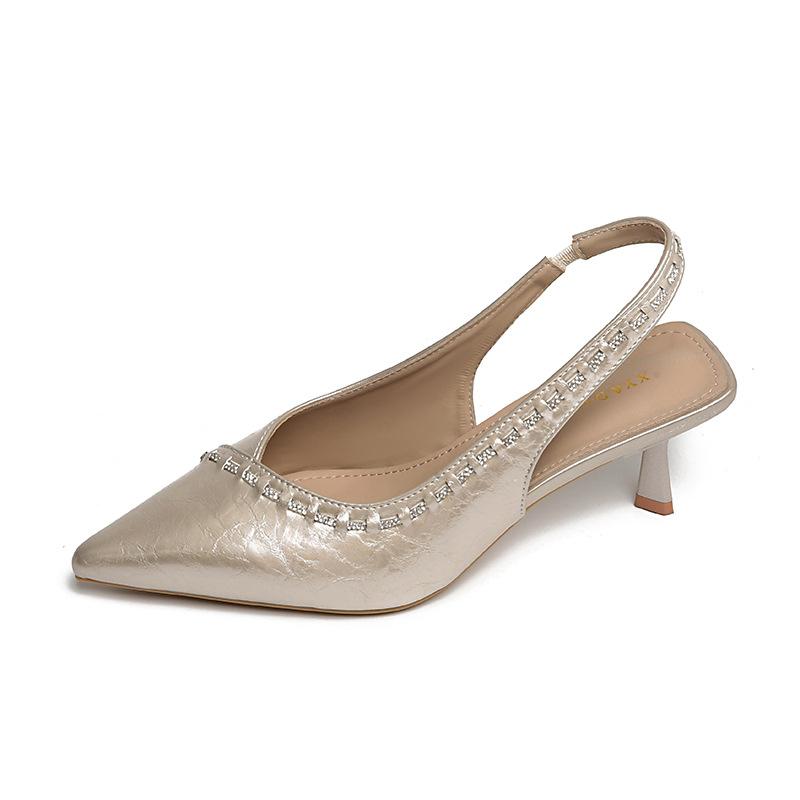 

Pointed-toe Women s Shoes with High Heels, New Style Simple Shoes and Sandals 35 шампанского