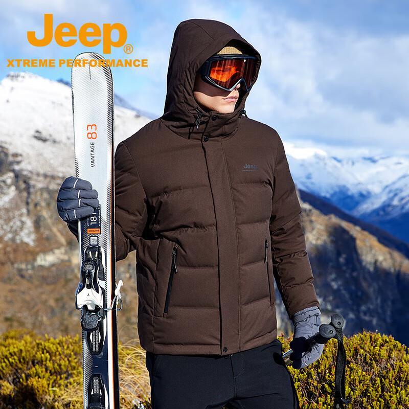Мужская плотная пуховая куртка JEEP L