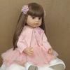 55 CM 22 Inch Reborn Poppen Realistische Volledige Siliconen Baby Bebe Vinyl Pasgeboren Meisjespop Prinses Peuter Speelgoed Cadeau