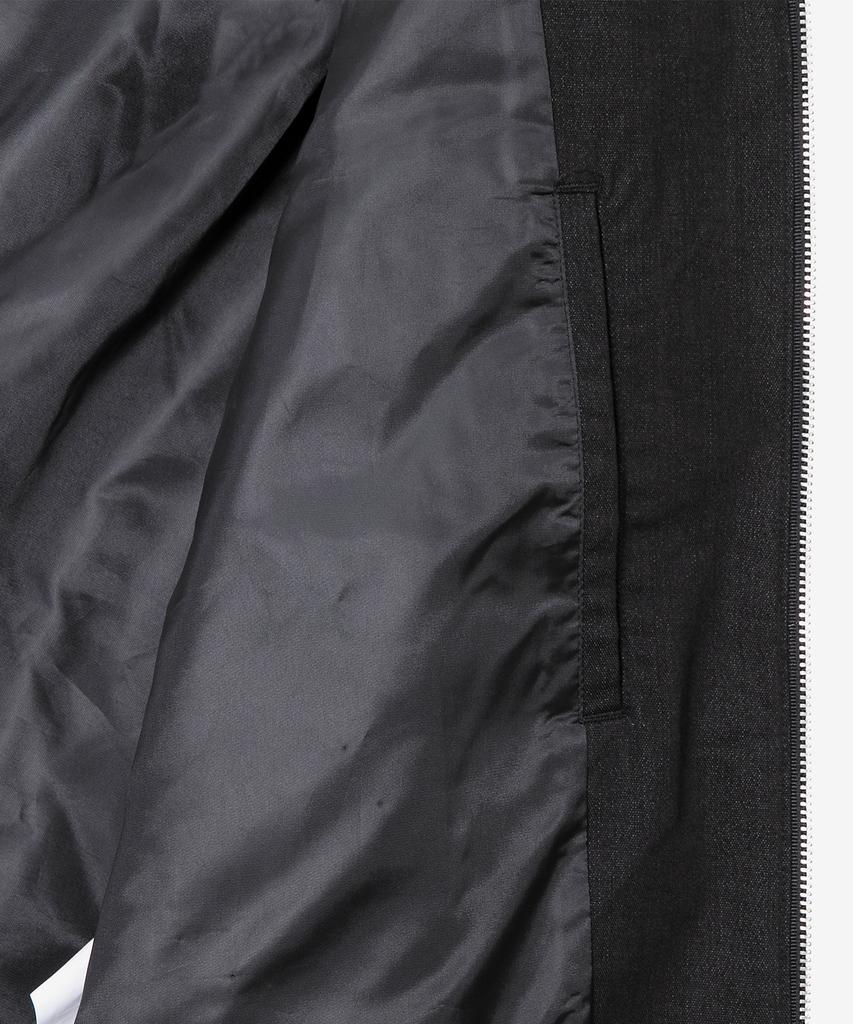 Mindbridge [Couture] Denim-Like Zip-Up Half Blouson