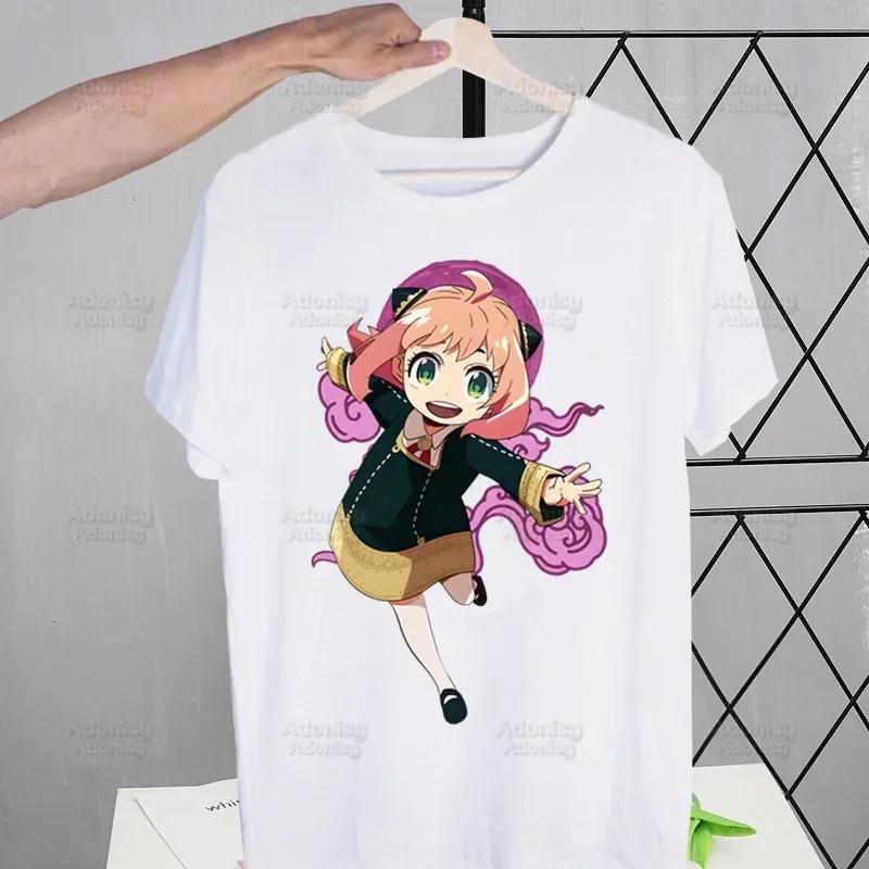 Spy X Family Anime Kawaii Anya Forger SPYFAMILY Men's Tshirt Cute Shirt Mens Fashion T-Shirt For Men Casual Tops Short Sleeve