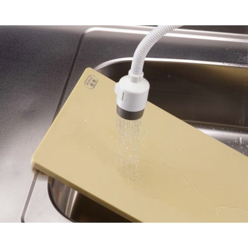 Yoshikawa Cooking Cutting Board, Beige, 44 x 25 x 13 cm