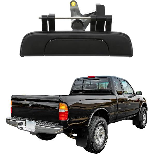 Gledewen Tailgate Door Handle, Compatible With 1995-2004 Toyota Tacoma Pickup, Exterior Rear Textured, Replace# 6909035010 TO1915102 Tail Gate