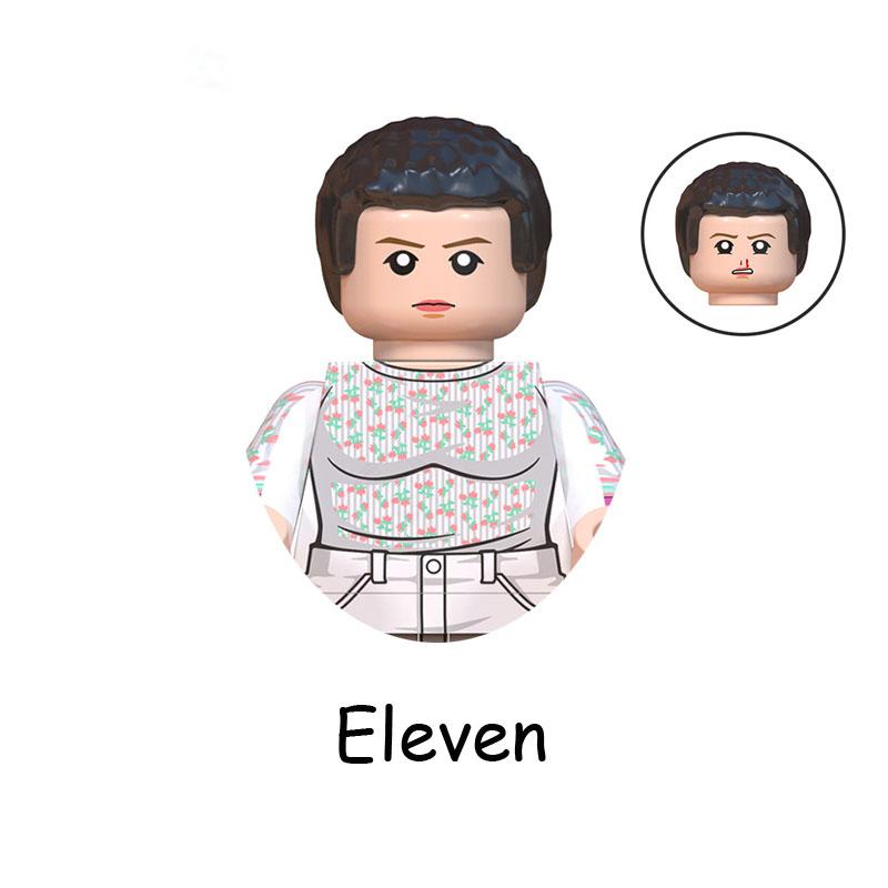 A Rémisztő Film Fejjel lefelé Dustin Mike Lucas Will Eleven Építőkockák Világosítsd Fel Akciófigura Játékok Gyerekeknek