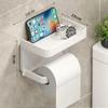Toilet Paper Holder Plastic Storage Rack Kitchen Towel Placement Of Seasoning Bottles Bathroom Wall Roll Of Paper Phone Storage