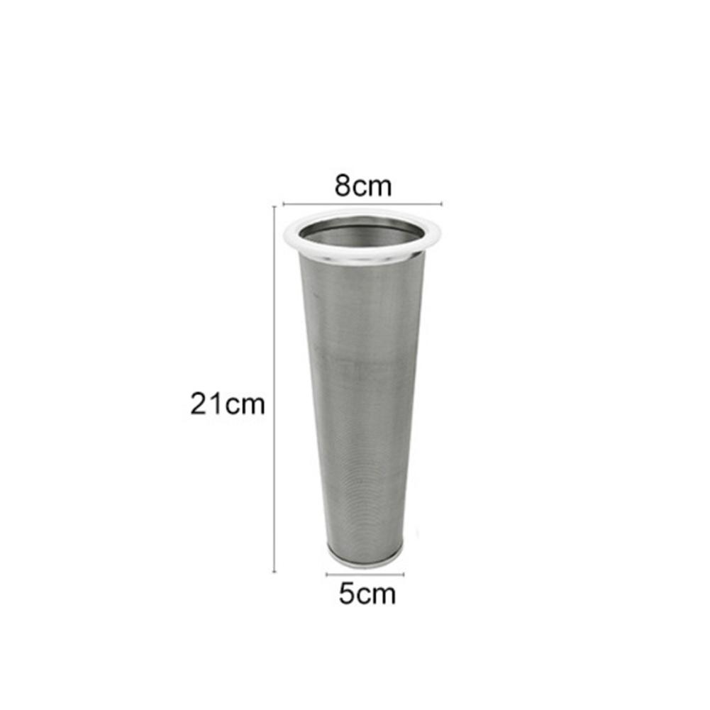 2pcs Ultra-Fine Stainless Steel Cold Brew Coffee Filters 8*21/8*15cm Filter Cartridges For 1-2 Quart Wide-mouth Jars
