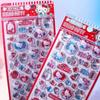 Kawaii Hello Kitty 3D Relief Decals Adorable Phone Case Laptop Water Bottle Decorations Decals School Stationery Supplies
