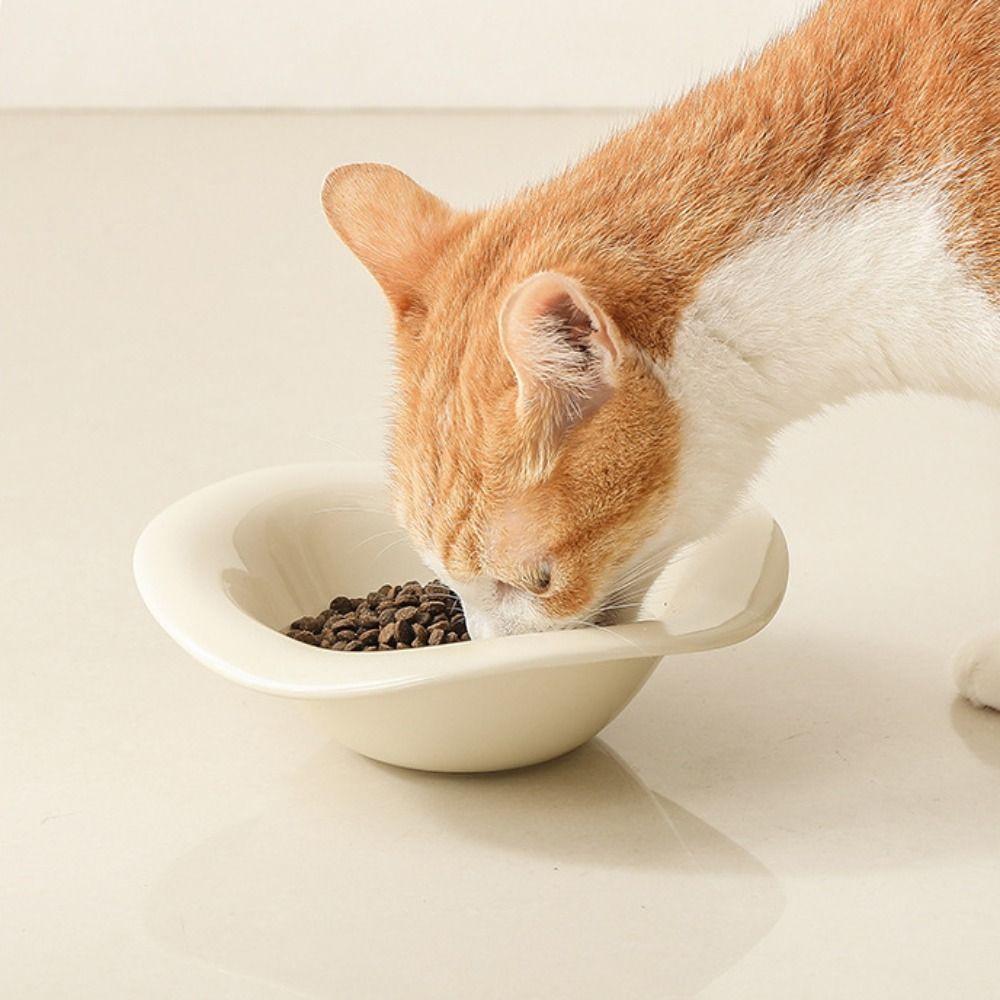 Ceramic Dog Food Feeding Basin Creative Pet Drinking Feeder Food Dispenser Cat Bowl Kitten Puppy