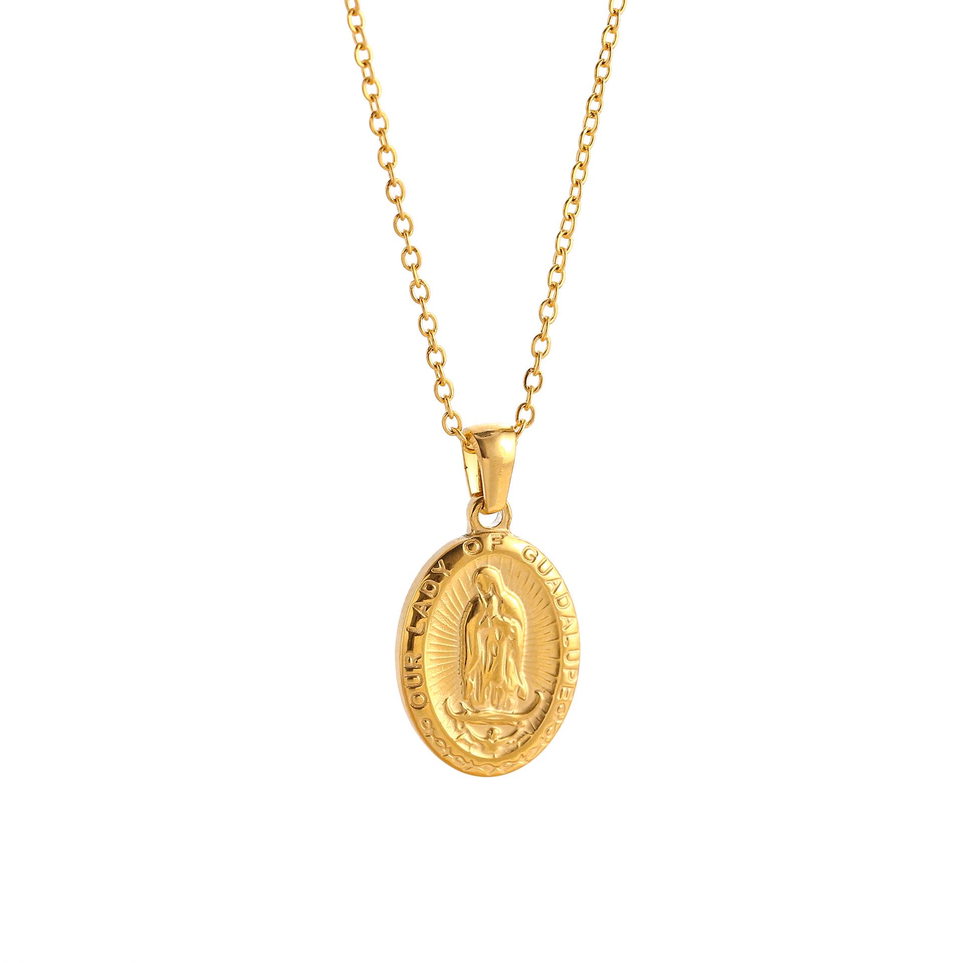 

Stainless Steel 3D Angel Pendant Necklace - Women s Clavicle Chain