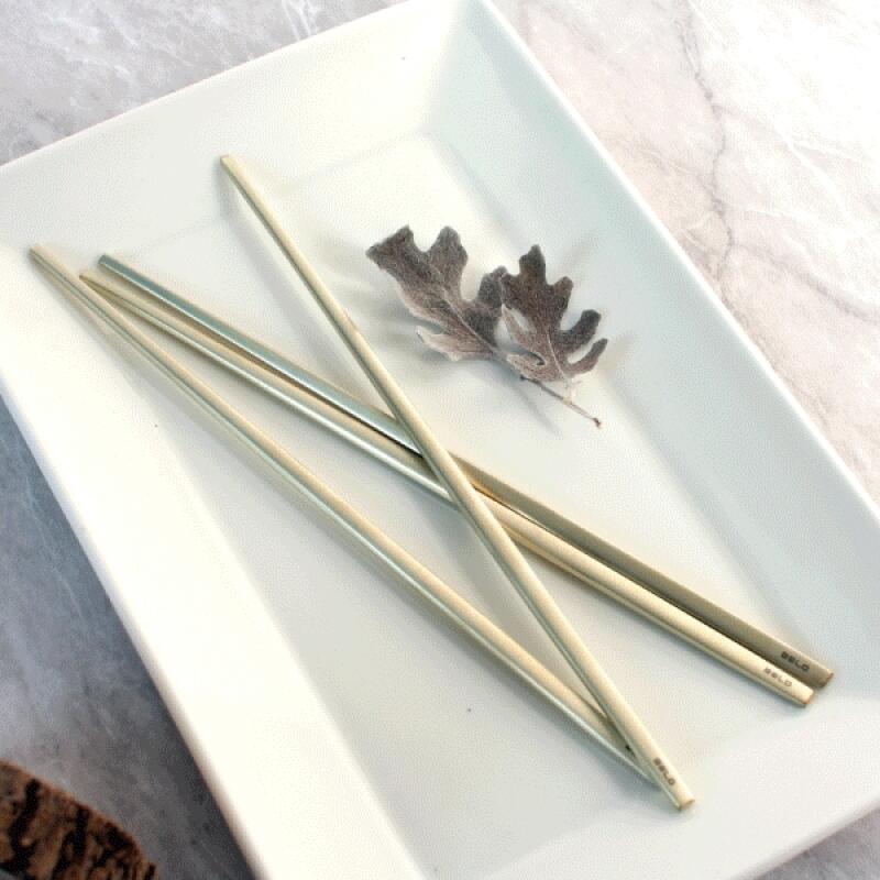 [Bello] Spirit Titanium Champagne Chopsticks 2-Piece Set/Matte
