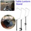 IGT Table Lantern Stand Aluminum Alloy Portable Lamp Bracket Multifunctional Desktop Light Stand for Picnic Hiking Fishing