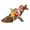 Miniature Fairy Resting Statue Resin Sleeping Fairy Mini Sculpture Garden Ornament for Lawn Yard Decoration