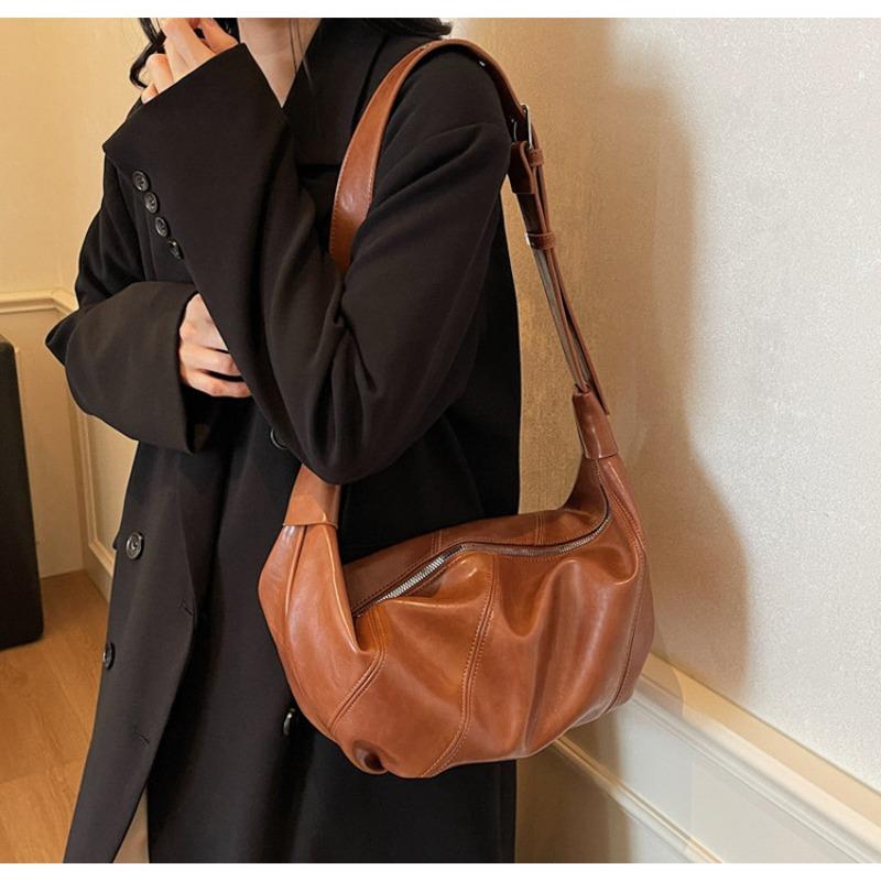 Casual Texture Large-capacity Bag Autumn New Niche Trend Women's Shoulder Dumpling Bag