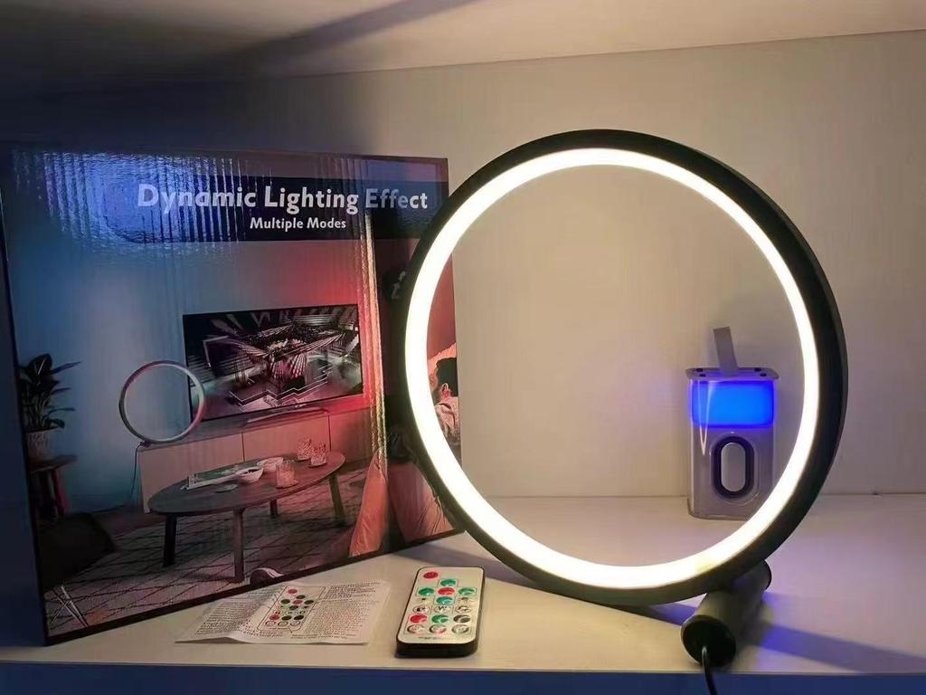 2025 RGB Dreamy Creative Table Lamp – E-Sports Atmosphere Ring Light