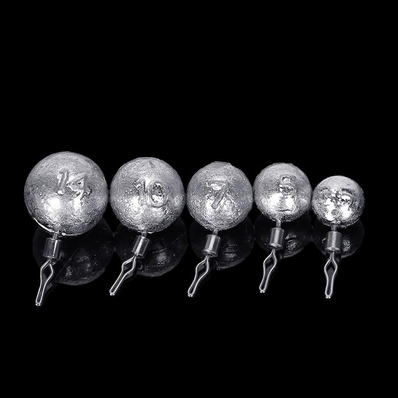 Drop Shot Rig Köder mit Drehwirbelblei - Zylindrische & Kugelförmige Optionen Verfügbar