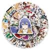 50-Pack Mushoku Tensei Anime Stickers for Notebooks, Phone Cases, and Water Bottles