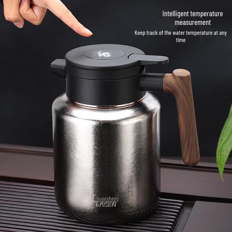 Shui Yisheng Titanium Insulated Tea Thermos with Smart Temperature Display